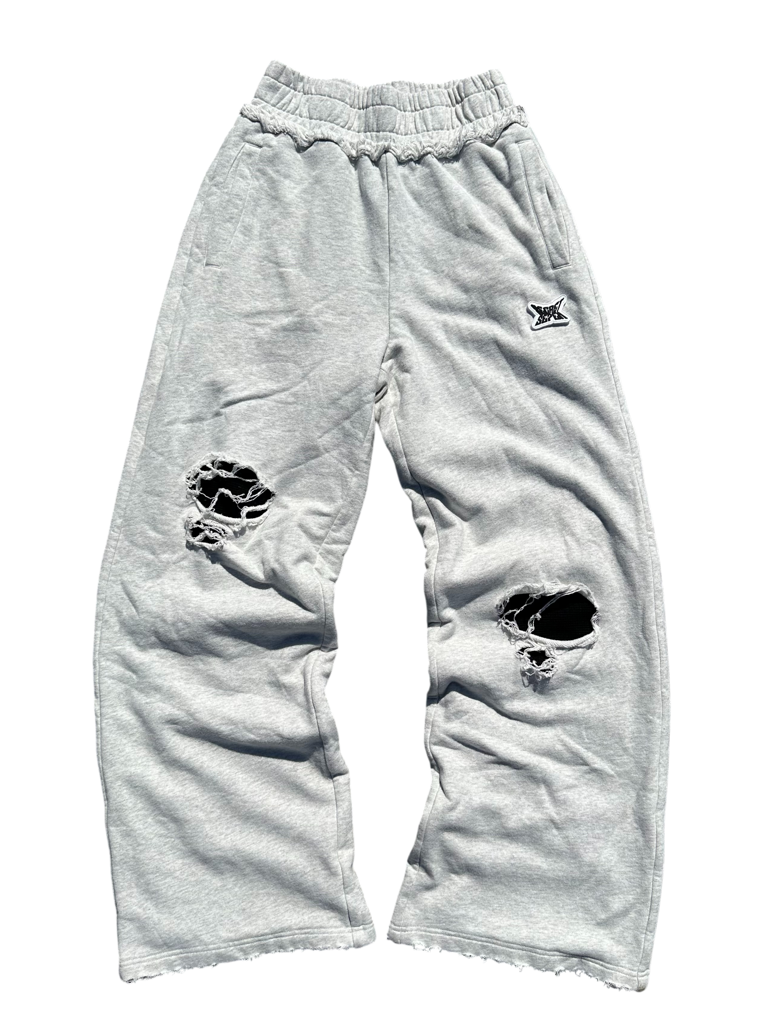 "LOGO" BAGGY SWEATPANTS
